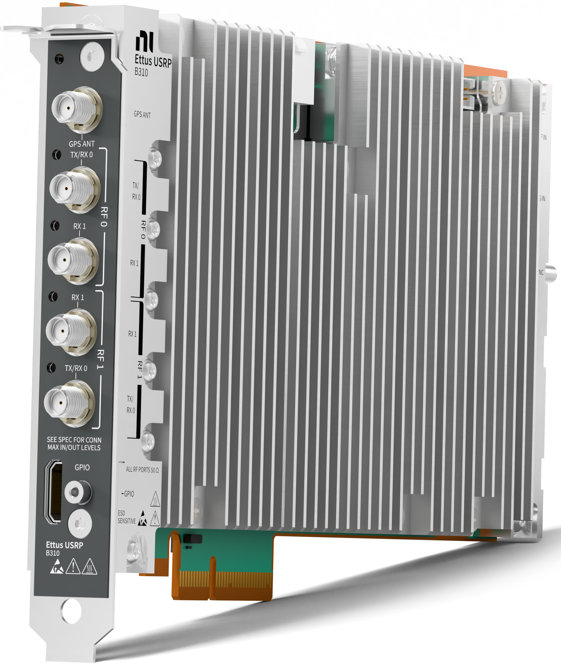 USRP B310 PCIe版(ブラケット・ヒートシンク付き)